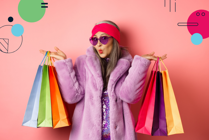 Woman shopping for her next B2B purchase