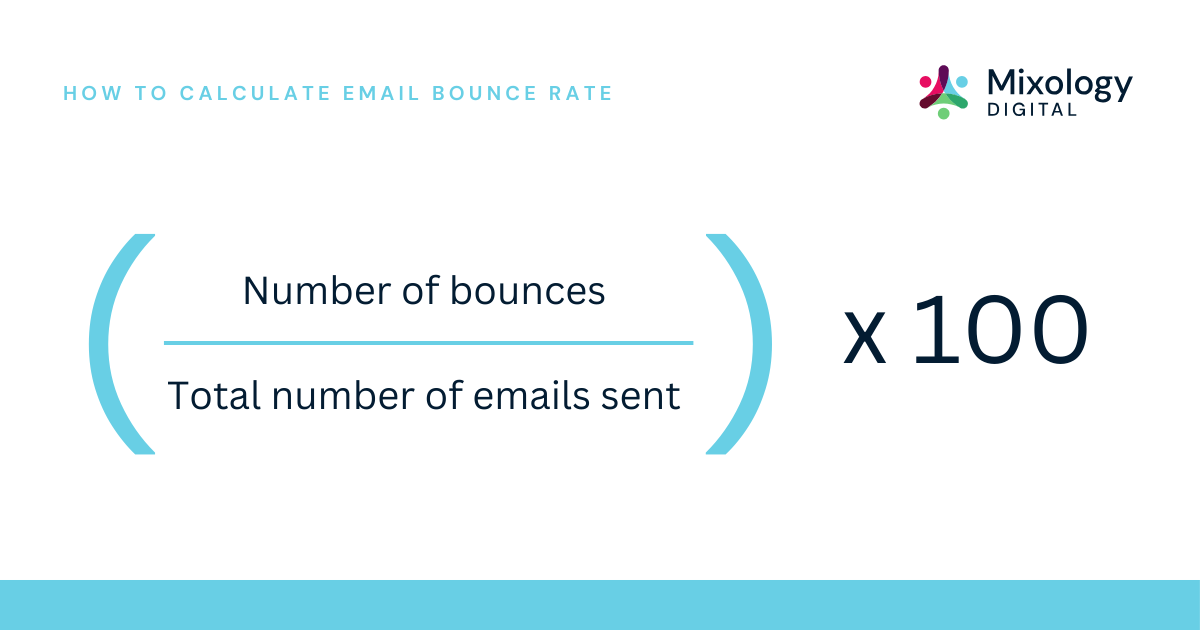 Calculate email bounce rate