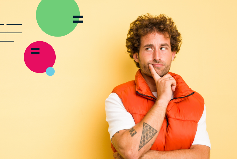 Man deciding on B2B vendor