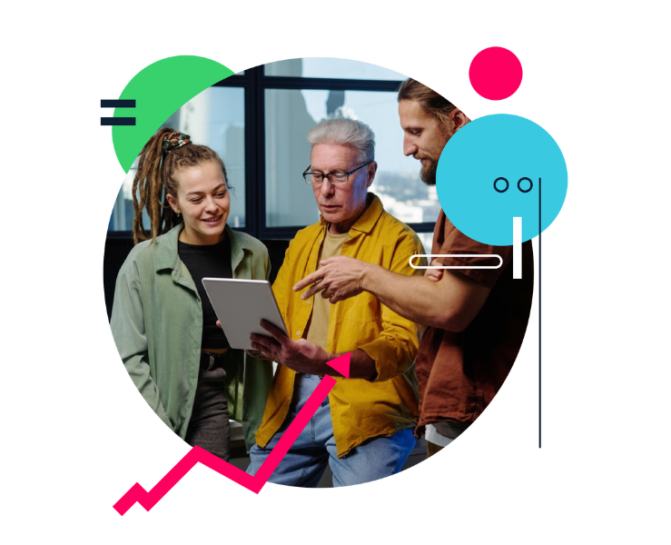 Circular - three colleagues