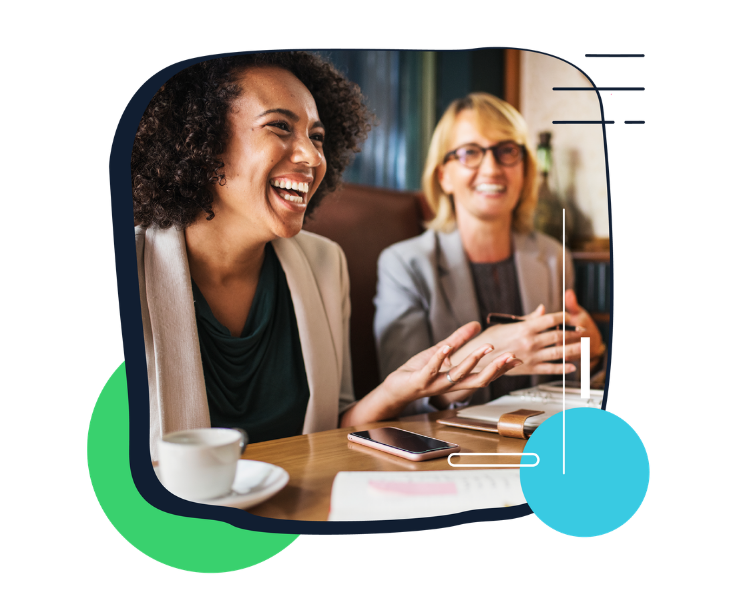 Hero - colleagues laughing