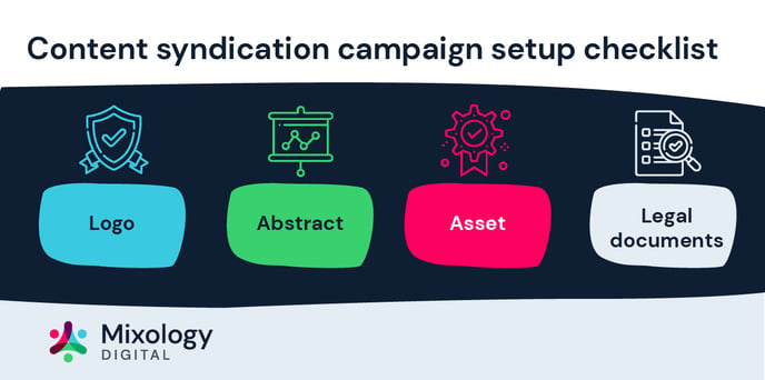 Content syndication campaign setup checklist