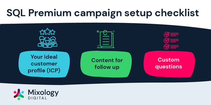 SQL Premium campaign setup checklist